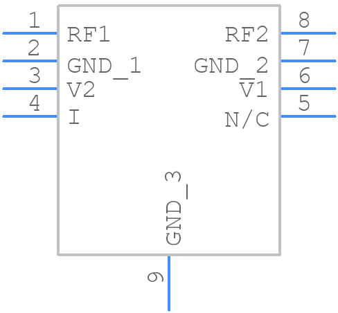HMC346MS8GTR - Analog Devices - PCB symbol