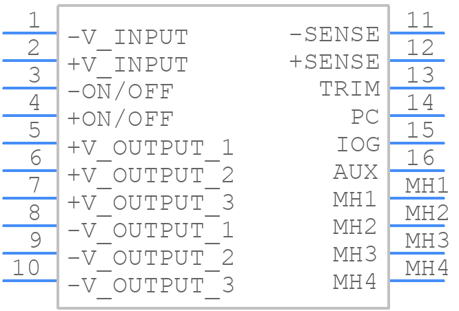 CFB600-300S24 - Cincon - PCB symbol