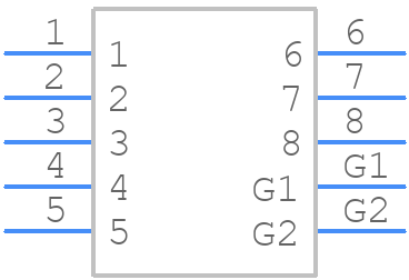 B65806N1108D001 - TDK - PCB symbol