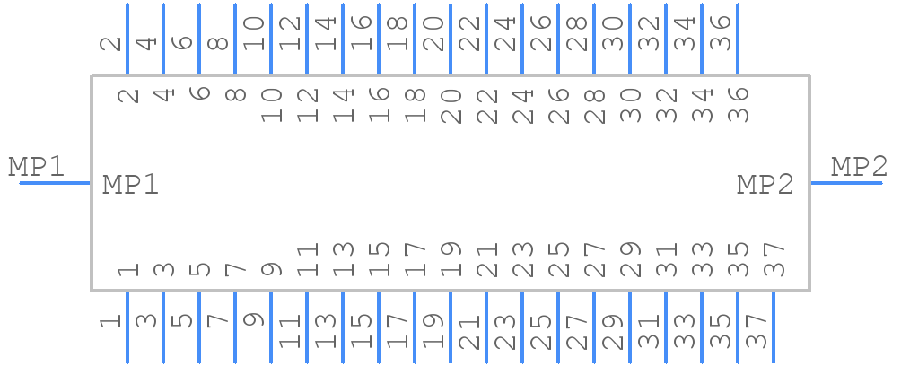 FH26W-37S-0.3SHW(60) - Hirose - PCB symbol