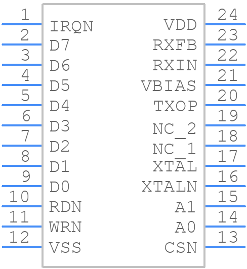 CMX969D5 - CML Micro - PCB symbol