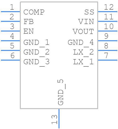 RT8509AGQW - RICHTEK - PCB symbol