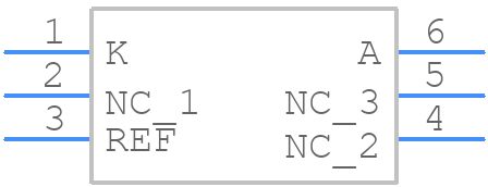 TL431CCT - STMicroelectronics - PCB symbol