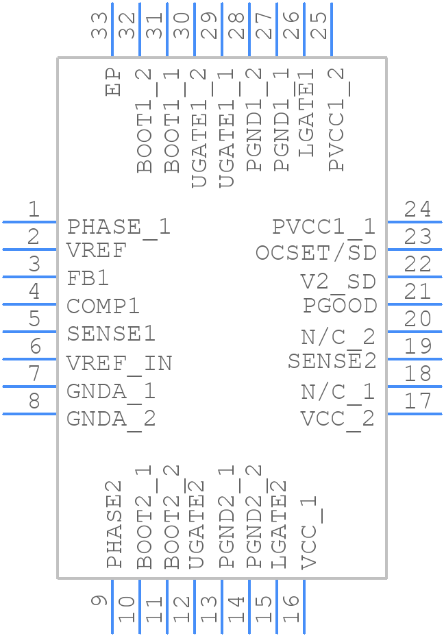 ISL6531CR-T - Renesas Electronics - PCB symbol