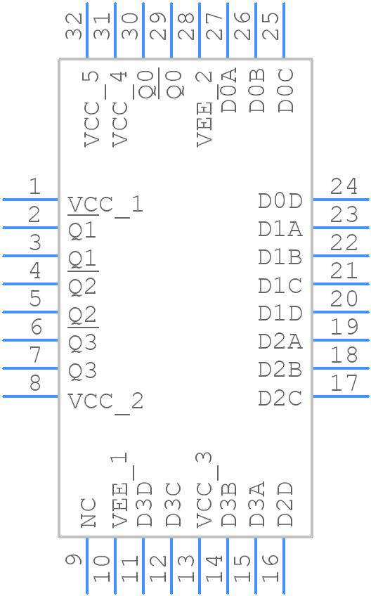 MC100EP101FAG - onsemi - PCB symbol