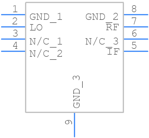 HMC410AMS8GETR - Analog Devices - PCB symbol