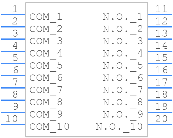 A6HR-0104-PM - OMRON Electronics - PCB symbol