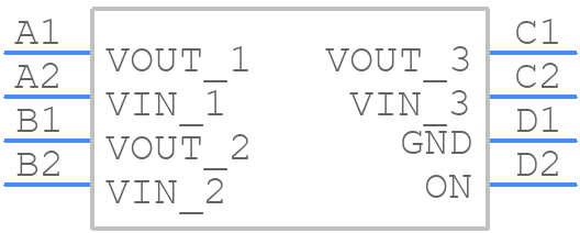 TPS22920LYZPT - Texas Instruments - PCB symbol