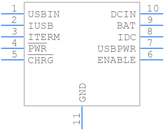LTC4075EDD#PBF - Analog Devices - PCB symbol