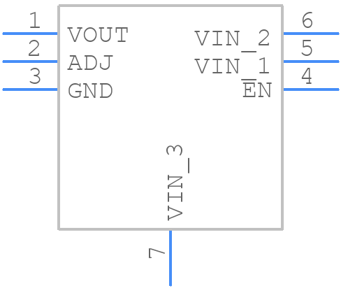 MIC94325YMT-TR - Microchip - PCB symbol