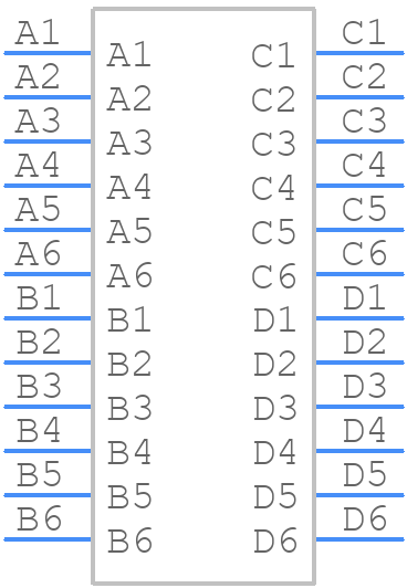 UPT-04-03.0-01-L-V - SAMTEC - PCB symbol