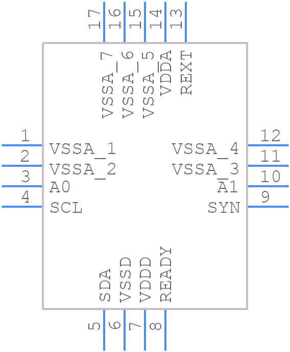 AS73211-AQFM - ams OSRAM - PCB symbol