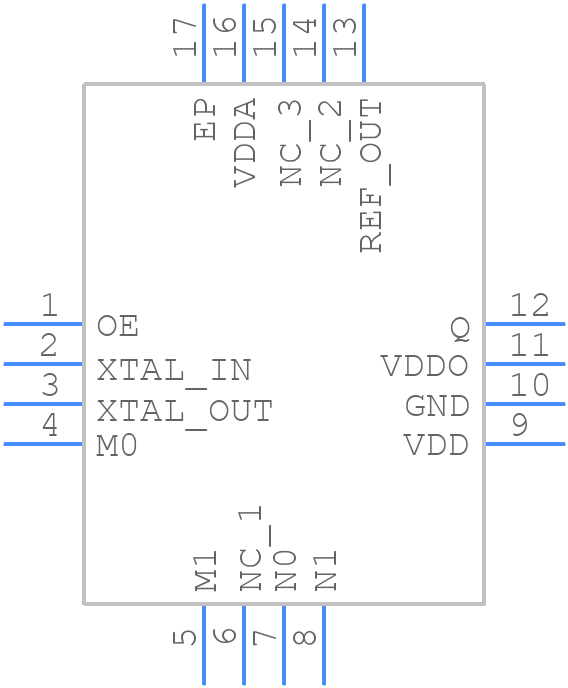 840001AKI-34LFT - Renesas Electronics - PCB symbol