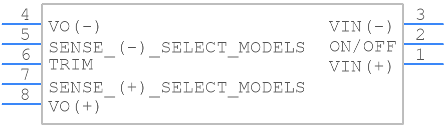 GQA2W005A240V-0P7-R - TDK Lambda - PCB symbol