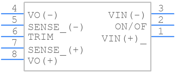 GQA24003A480V-0P7-R - TDK Lambda - PCB symbol