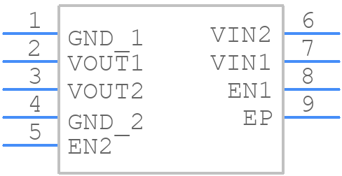 MIC5399-SSYMX-T5 - Microchip - PCB symbol