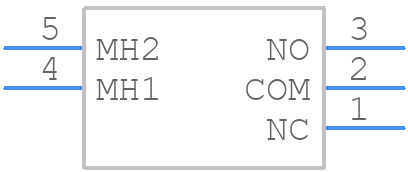 1101M2S4ABE2 - C & K COMPONENTS - PCB symbol