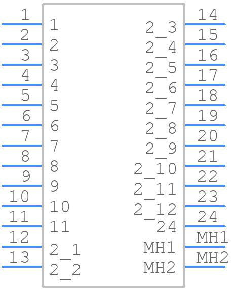 46817-1002 - Molex - PCB symbol