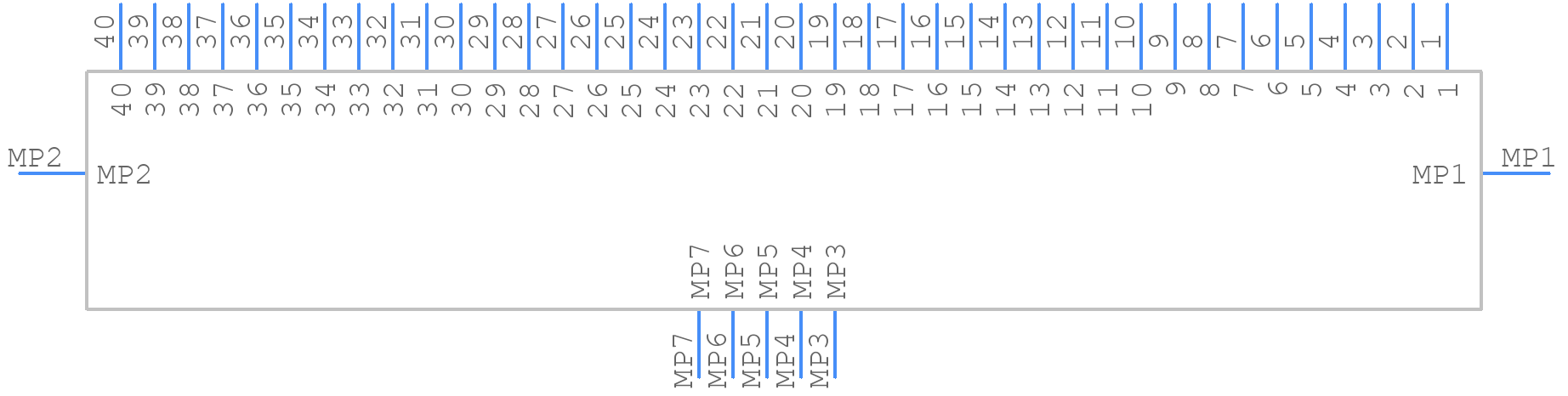 5010834010 - Molex - PCB symbol