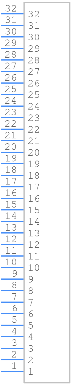 SQT-132-01-G-S-RA - SAMTEC - PCB symbol