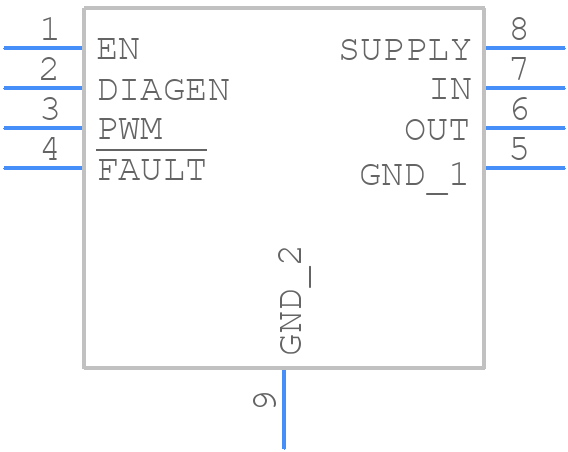 TPS92611QDGNRQ1 - Texas Instruments - PCB symbol
