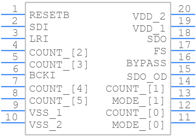 NJU26902V - Nisshinbo - PCB symbol