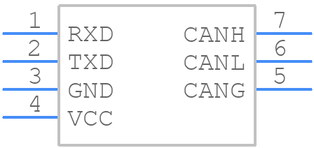 TD301MCAN - Mornsun Power - PCB symbol