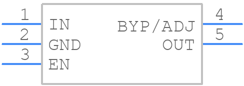 LDK130M18RY - STMicroelectronics - PCB symbol