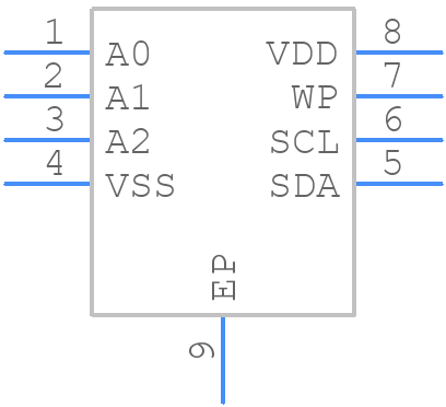 MB85RC64TAPN-G-AMEWE1 - Ramxeed - PCB symbol