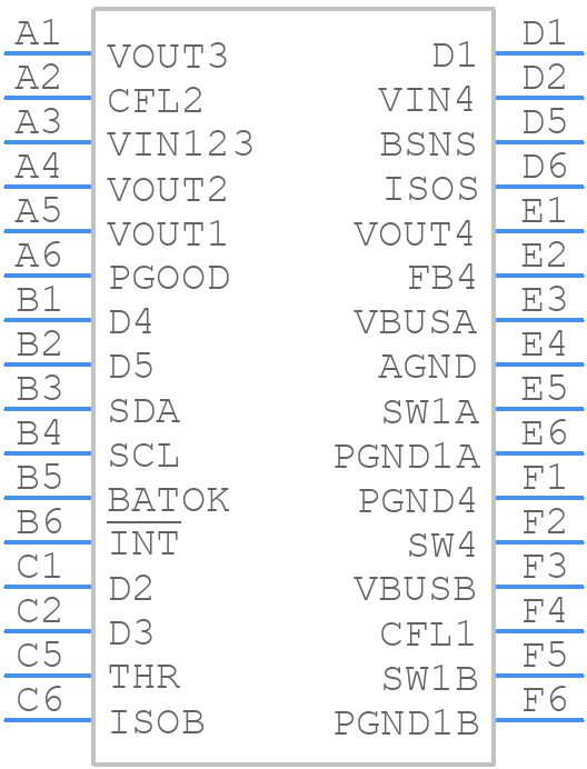 ADP5350ACBZ-1-R7 - Analog Devices - PCB symbol