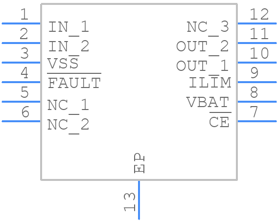 BQ24316DSJT - Texas Instruments - PCB symbol
