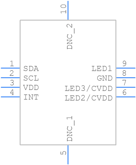 SI1145-A10-GM - Silicon Labs - PCB symbol