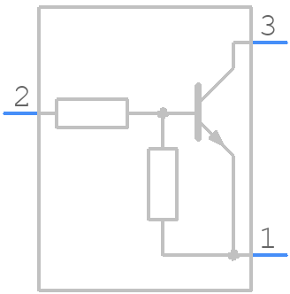 DTC114EU3T106 - ROHM Semiconductor - PCB symbol