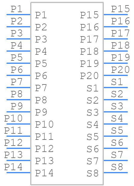 284-0112-12300 - TE Connectivity - PCB symbol