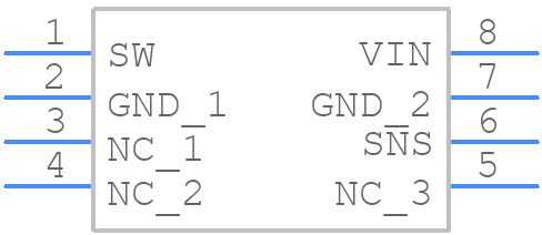MIC2282YMM - Microchip - PCB symbol