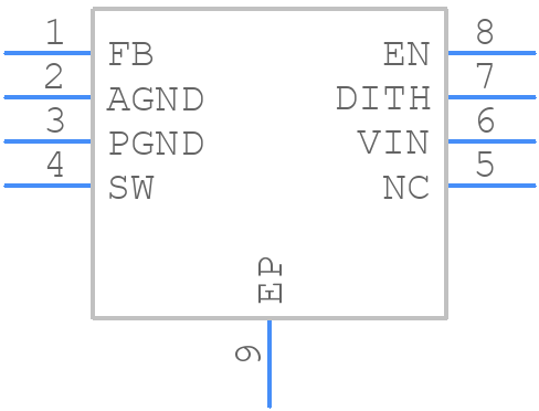 MIC2251YML-TR - Microchip - PCB symbol