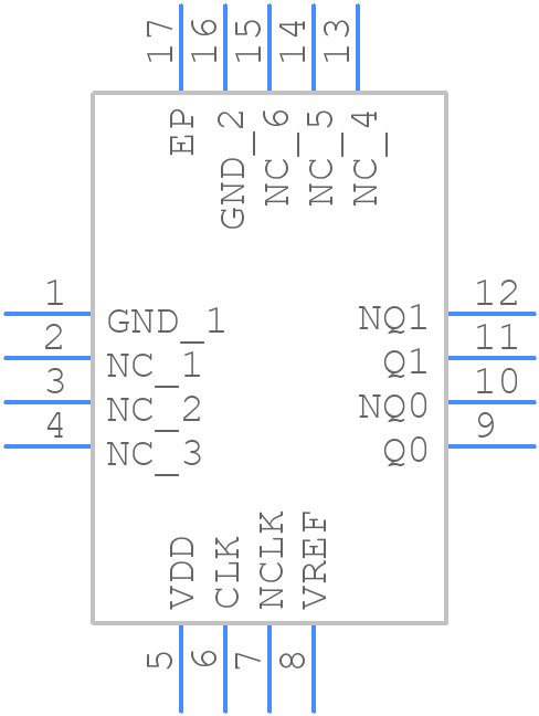 8P34S1102NLGI - Renesas Electronics - PCB symbol