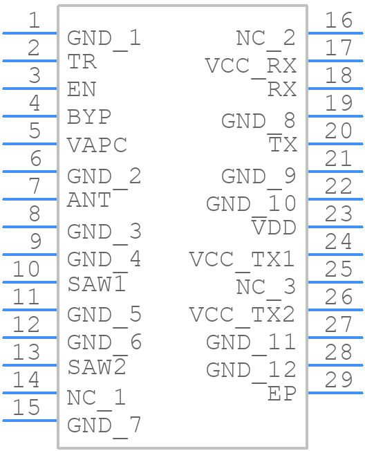 RFFM6903SR - Qorvo - PCB symbol