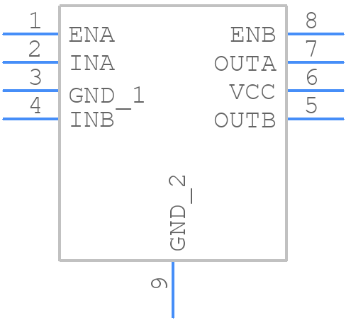 IXDD604SI - LITTELFUSE - PCB symbol
