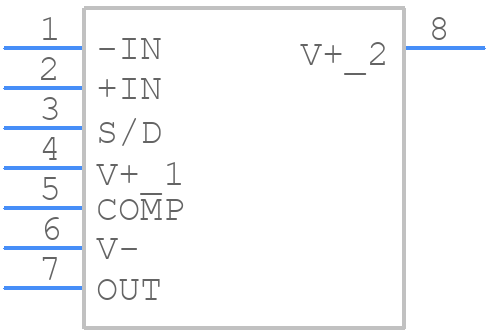 LT1206CR#TRPBF - Analog Devices - PCB symbol