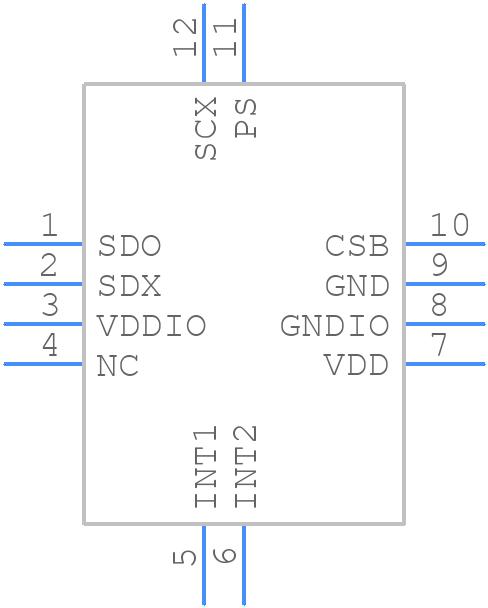 BMA280 - BOSCH - PCB symbol