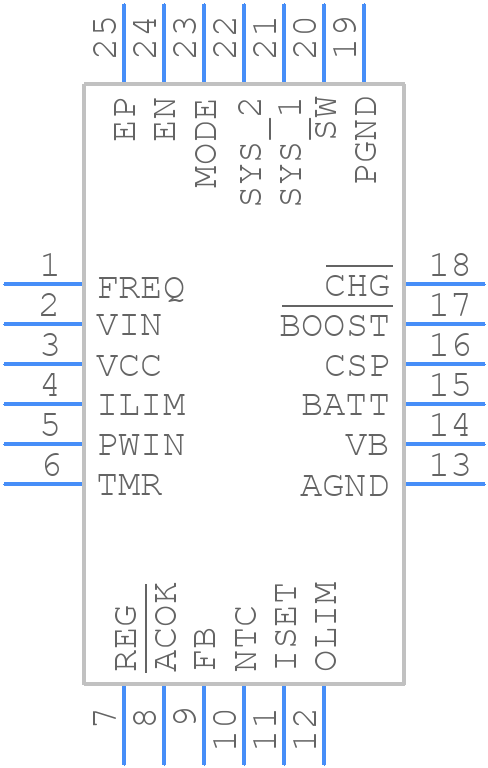 MP2633GR-P - Monolithic Power Systems (MPS) - PCB symbol