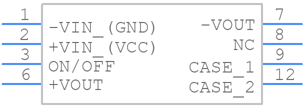 TMR 3-2410WIR - Traco Power - PCB symbol