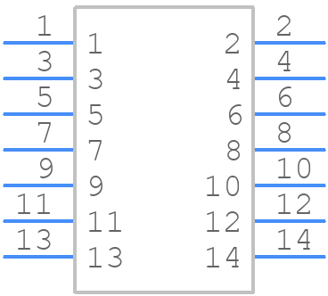 TSS-107-04-SS-D-RA - SAMTEC - PCB symbol