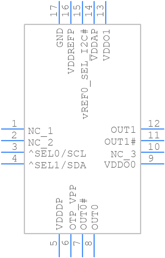9FGV1005Q505LTGI - Renesas Electronics - PCB symbol