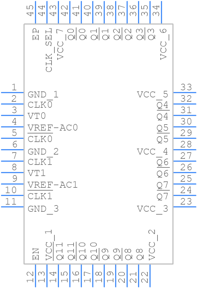 SY89112UMY - Microchip - PCB symbol