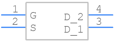 IRLD110 - Vishay - PCB symbol