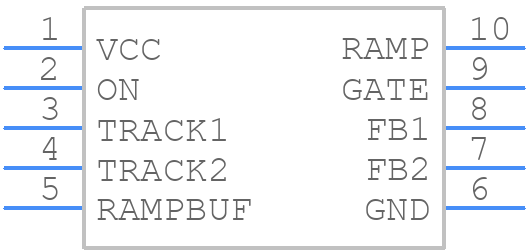 LTC2923IMS#PBF - Analog Devices - PCB symbol