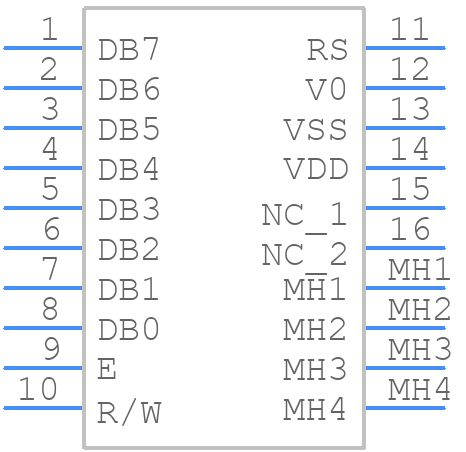 162D-BA-BC - Displaytech - PCB symbol