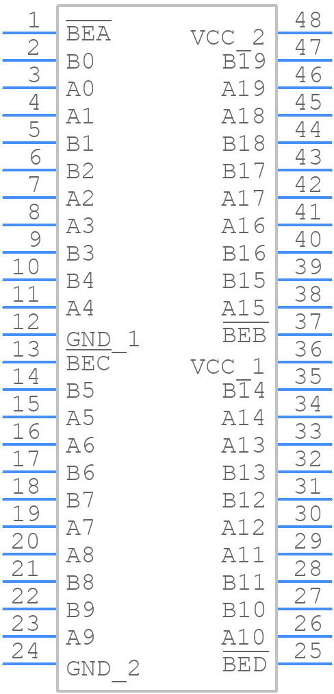QS32X2384Q1G8 - Renesas Electronics - PCB symbol